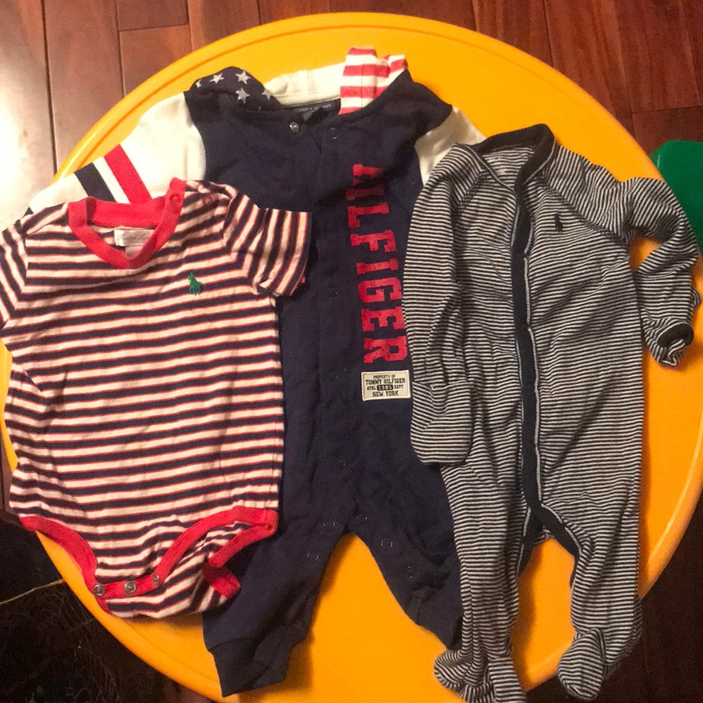 RAlph Lauren onsie and footsie